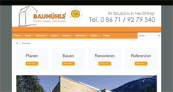 Desktop Screenshot of baumuehle.de